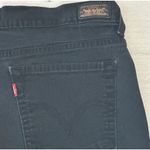 Levi Strauss Womens Jeans Perfectly Slimming Straight‎ 512 Stretch Sz 14 Short Black Photo 6