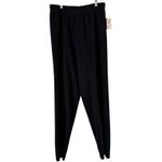 KL Collection Vintage‎ Black Knit Dress Pants Stretch Pull On Career Casual 1X Photo 8