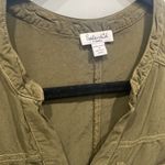 Splendid  Women's Dark Army Hunter Army Green Long Sleeve Mini Dress Sz XS Photo 1