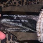 Nine West Leopard Print Jeans Womens 10 Gramercy Skinny Photo 7