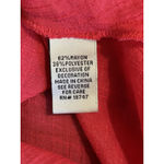 Counterparts  Pink Crochet 3/4 Sleeve Blouse Size Small Shark Hem‎ Boho Photo 6