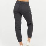 Spanx  Grey Stretch Twill Cargo Joggers Pants Elastic Waistband Size Medium Photo 8