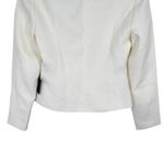 Lulus  Hulda Ivory Textured Button-Front Long Sleeve Blazer size Medium NWT Photo 8