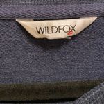 Wildfox  Navy Blue "Social" Sweatshirt Size Small Photo 6