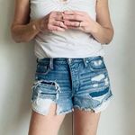 American Eagle AE Outfitters Jean Shorts Vintage Hi-Rise Festival Size 6 Distressed Shorts Photo 6
