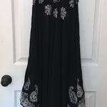 Sacred Threads NWT  Black Floral Embroidered Jumpsuit Photo 0