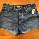 Old Navy High Rise O.G. Short Denim Blue Jean Shorts Stars and Stripes NWT 4 Photo 0