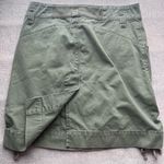 Vans  Army Green Drawstring‎ Cinch Embroidered Skull Motif Skirt Y2K Photo 8
