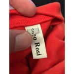 Leo Rosi Sweater Womens Small Orange Pumpkin Halloween Pullover Fall Elbow Patch Photo 5