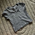 Brandy Melville Brandy-melville Women's Grey and White Shirt Photo 1