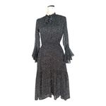 Donna Karan  Black Label Black and White Long Sleeve Dress Size 00 Photo 2