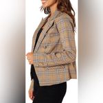 Petal and Pup  Michaela Tan Plaid Blazer Jacket NWOT Size S Photo 3