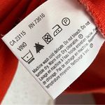 Hugo Boss Boss By  • Red Orange V Neck Long Sleeve Top Photo 3