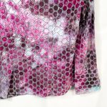 Willi Smith Medium Top Handmade Tie Dye Pink Eyelet Embroidered Cotton Boho 1687 Photo 10