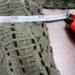 by and by  Army Green Cold Shoulder Lace Blouse Size Small Photo 7