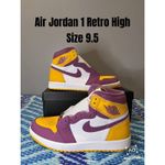 Jordan 1 Retro High OG Brotherhood 2022 555088 706 University Gold Mens Size 9.5 Photo 1