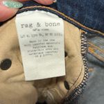 Rag and Bone Tomboy Jeans size 27 in Burnley Wash Mid Rise Distressed Denim Photo 7
