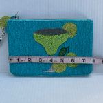 Chico's Chico’s Margarita Madness Turquoise Green Beaded Wristlet Purse Photo 9