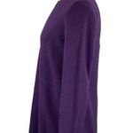 J.Jill Eggplant Purple Casual Light Weight Crew Neck Knit Sweater Photo 8
