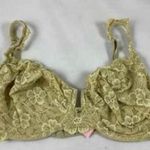 Victoria's Secret 38D Victoria Secret mustard lacey underwire bra Photo 0