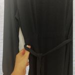 ASTR The Label Black Silk Wrap Dress XL • Hi Photo 10