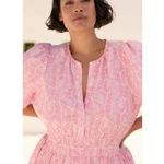 Anthropologie NWT Somerset Maxi in Raspberry Fern Print Cotton Dress XL Photo 1