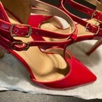 JG Women's Red Pointed Toe Heels Photo 10