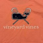 Vineyard Vines NEW women's XS pink Lacrosse Whale pocket graphic shirt Photo 2