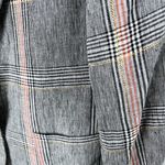 & Other Stories & Other Stories Plaid Linen Blazer Photo 3