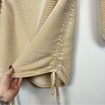 Pretty Little Thing NWT Maternity Stone Plisse Bodycon Mini Dress Size 6 Photo 6