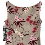 Donna Ricco NWT Y2K Babydoll Sleeveless Floral Linen Blend Dress Sz 8P Feminine Photo 6