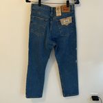 Levi's Levi’s 501 Original Cropped Straight Distressed Jeans Photo 3