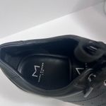 Marc Fisher  LTD miTONY Black Leather Platform‎ Sneakers Women's Size 11M Photo 2