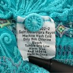 Johnny Was  Rosslyn Clio Turquoise Embellished Lace Tank S Photo 6