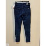 joe's jeans Joes High Rise Skinny Ankle Jean Vela Size 24 Slightly Distressed Dark Photo 1