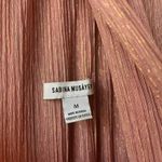 Sabina Musayev Dress Skylar Pink Metallic Plisse V Photo 5