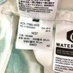 Levi's New  Pastel Tie Dye Denim Raw Hem Jean Skirt White Multicolor Photo 15