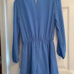 Francesca Mi Ami Long Sleeve Blue Romper XXS Photo 7