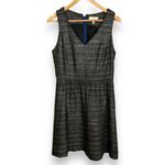 Moulinette Soeurs Anthropologie Dress Brown Black Sleeveless Fit Flare Woven 8 Photo 2