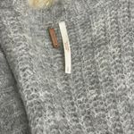Free People Phantom Grey Cardigan Alpaca Wool Photo 4