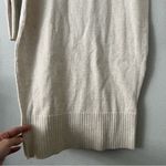 Y2K Modal International turtle neck sweater dress oatmeal size xs/s White Photo 3