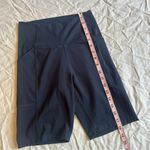 Girlfriend Collective  High Rise Pocket Bike Short Blue Navy Small Photo 4