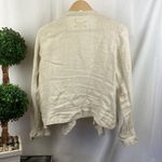 Lou & grey Lou & Gray 100% Linen Long Sleeve Open Front Jacket M Photo 1