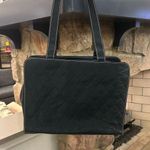 Mary Kay Black Textured Fabric Tote Bag with Wide Base Photo 0