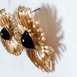 Anthropologie Flower statement earrings #719 Photo 1