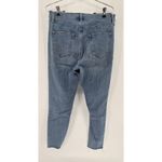 J Brand High Rise Skinny Ankle Jeans Frayed Hem Blue Denim Womens Size 30 Photo 2