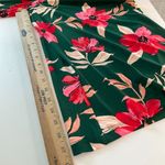 Maggy London Womens Lottie Crop Green Pink Floral Sleeveless Tie Jumpsuit Size 6 Photo 8