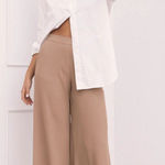 Petal and Pup Wide Leg Laila Pant - Taupe Size 4 Photo 0
