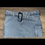 Princess Polly  Iconic Cargo Mini Skirt Denim Photo 3