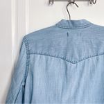 Madewell • Oversized Chambray Boyshirt button down boyfriend shirt denim blue Photo 12